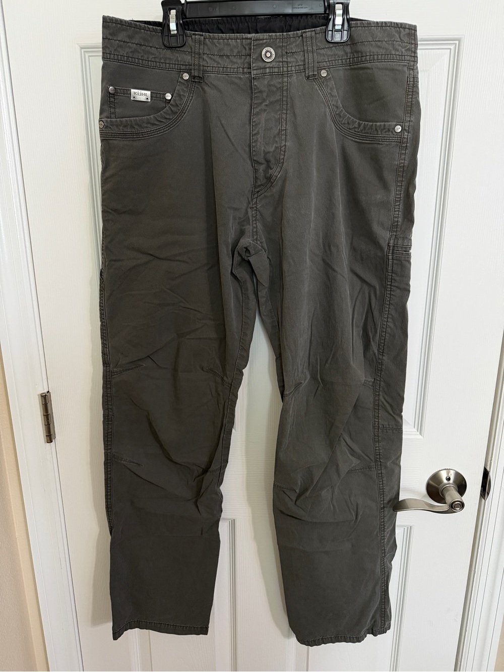 Kuhl Men's Olive Green Straight-Leg Revolvr Chinos 33x32